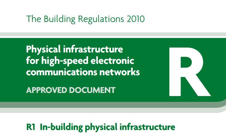 Part R Building Regulations - part of front cover