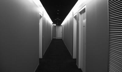 Picture of a corridor - smoke ventilation system 