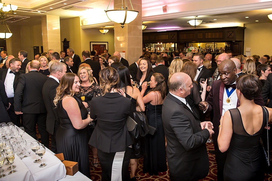 Guests reception at the LABC West Yorkshire Building Excellence Awards 2019