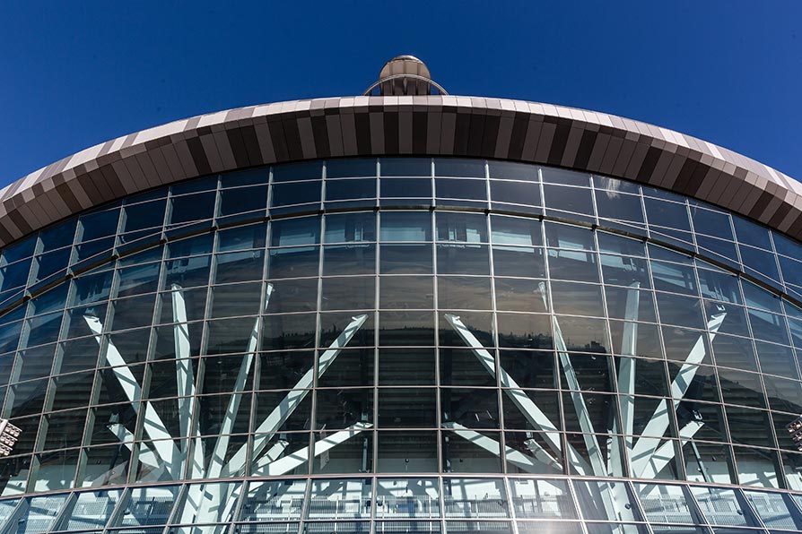 Tottenham Hotspur FC new stadium exterior detail