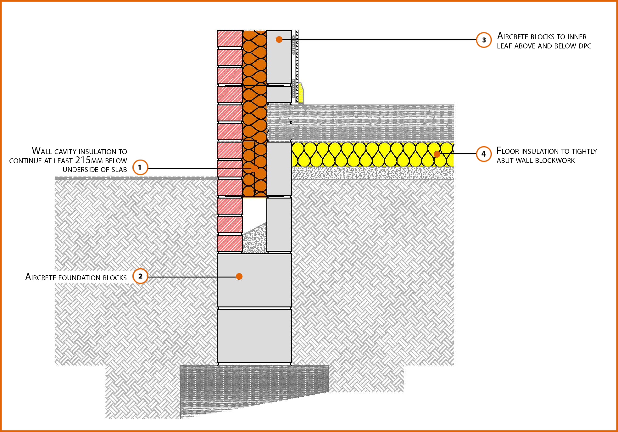 E5MCFF29 Suspended InSitu Concrete Floor, Insulation Below Slab LABC