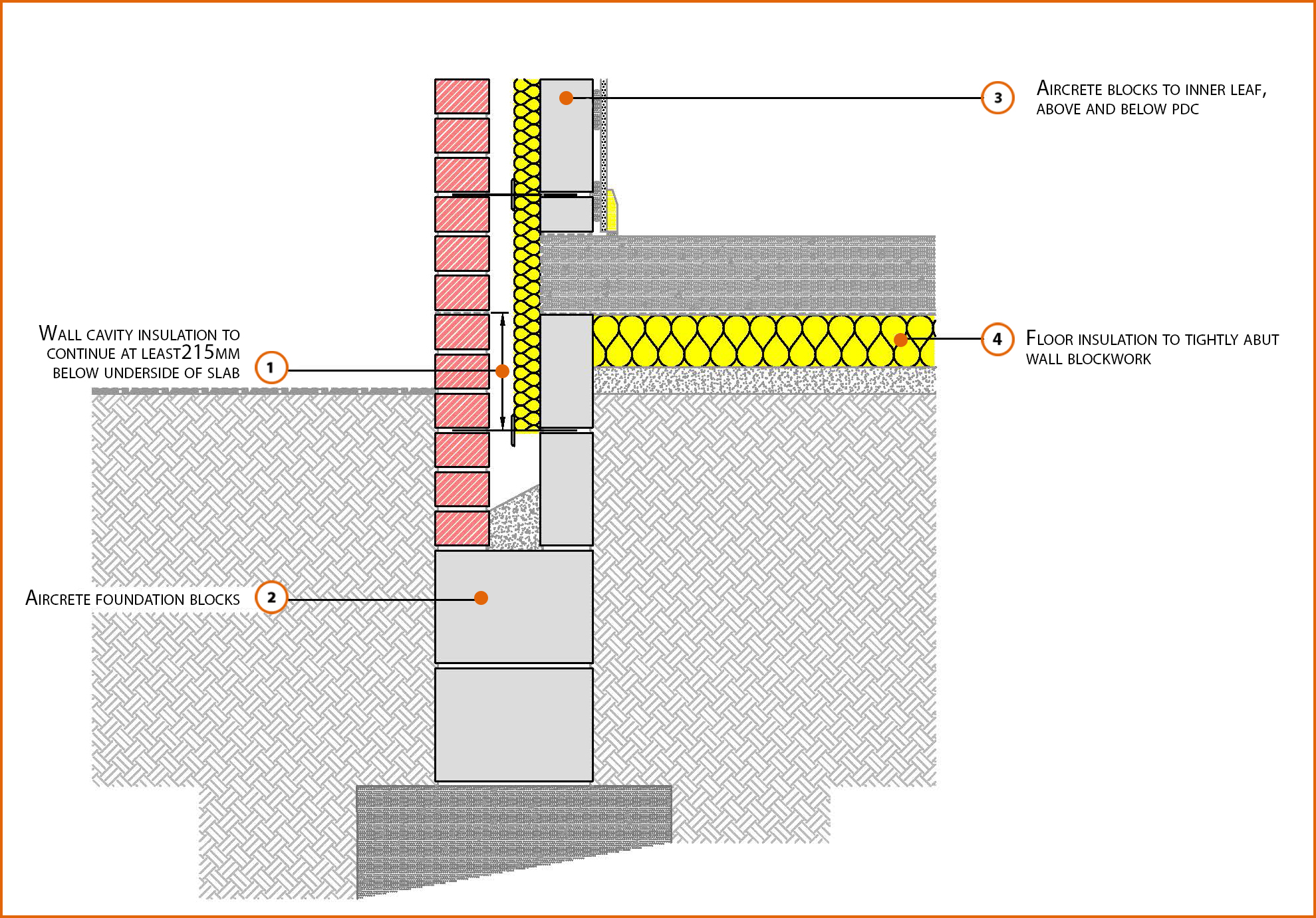 E5MCPF31 Suspended InSitu Concrete Floor, Insulation Below Slab LABC