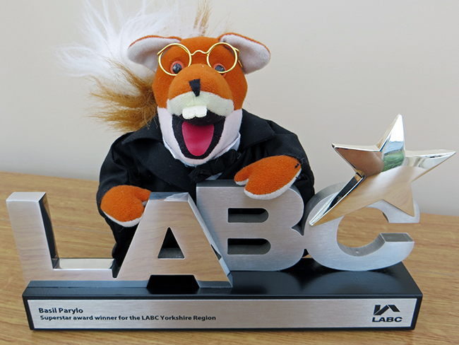 Basil Brush/Basil Parylo Superstar award winner