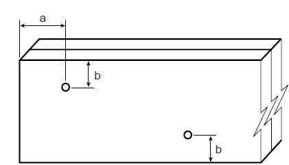 Bolt positioning diagram