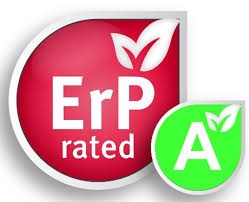 ErP rated - ecodesign of energy related products - logo
