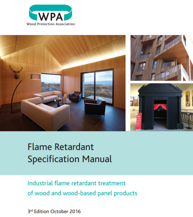 WPA Flame Retardant Specification Manual cover