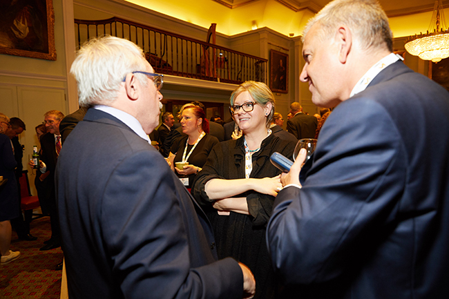 President's Reception guests