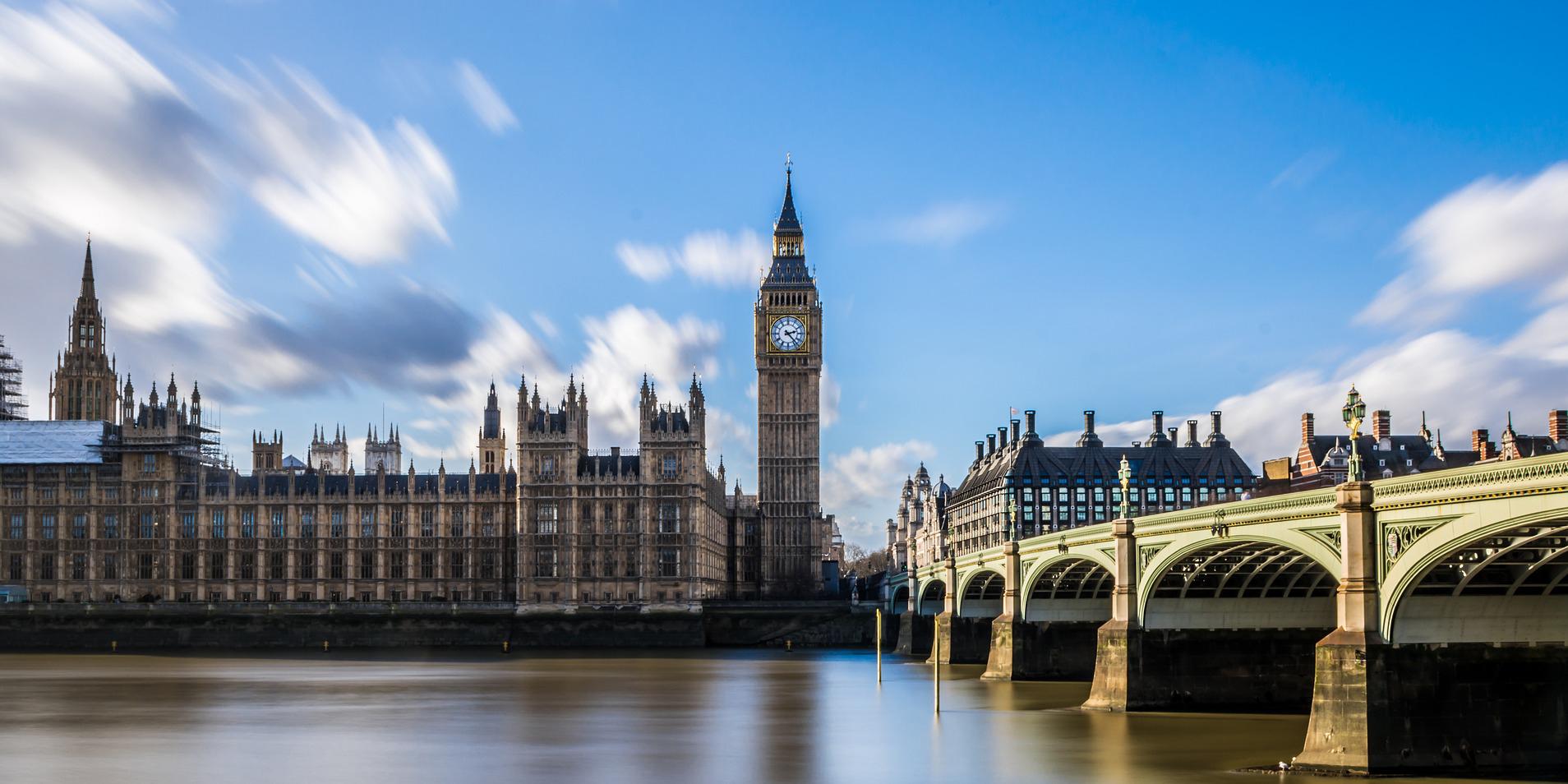 Houses of Parliament and the River Thames