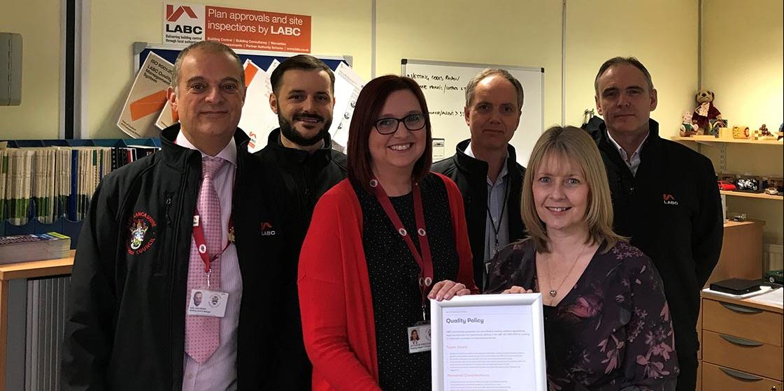 West Lancashire Borough Council building control team picture