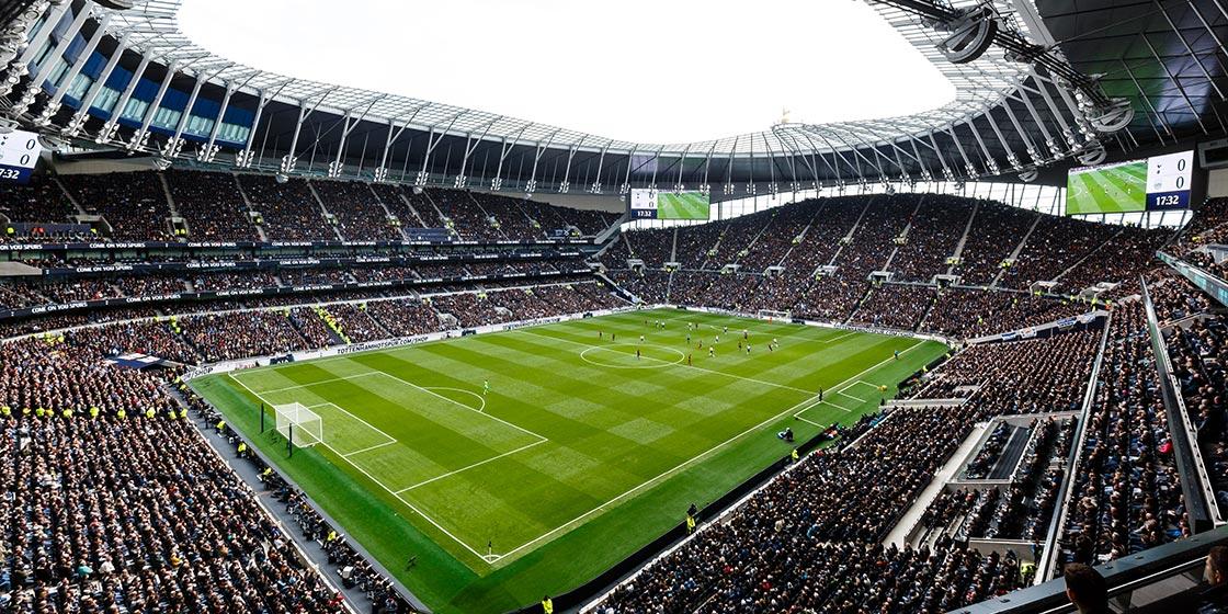 Spurs Football Club new stadium – view of the pitch