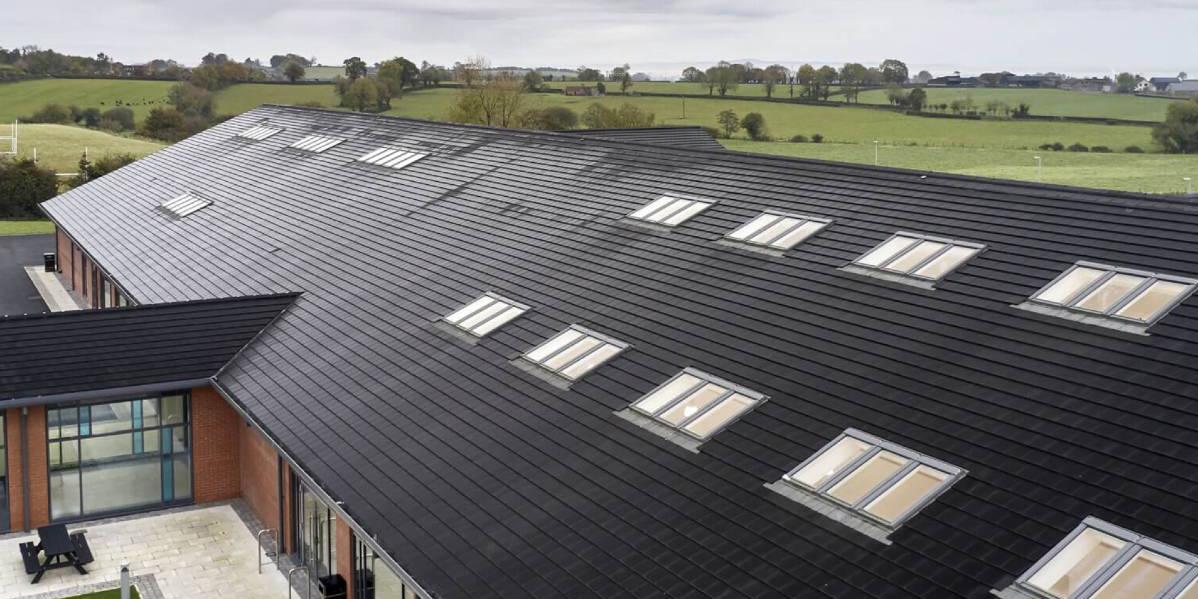 St Patrick’s Academy roof, Dungannon - Keystone and Keylite