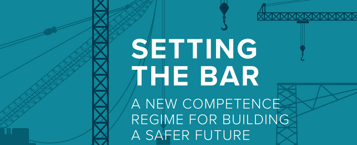 Setting the Bar report - construction competence blueprint