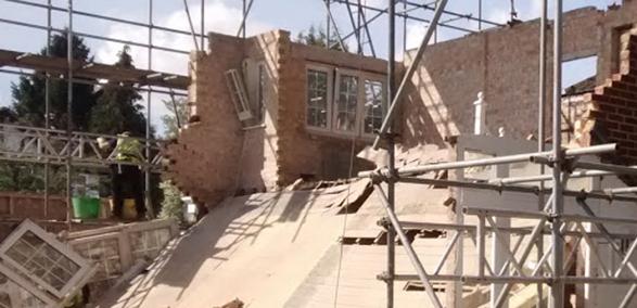 Basement collapse in Kingston, London