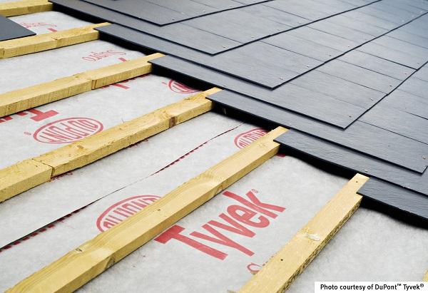 Water-resistant roofing membranes