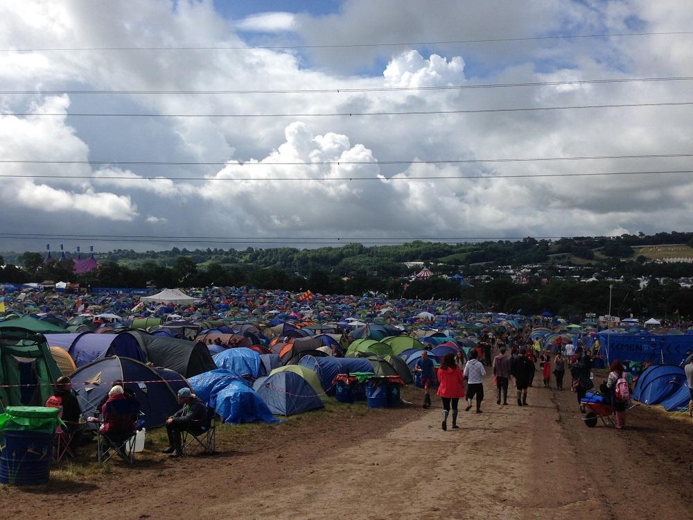 Picture of Glastonbury festival
