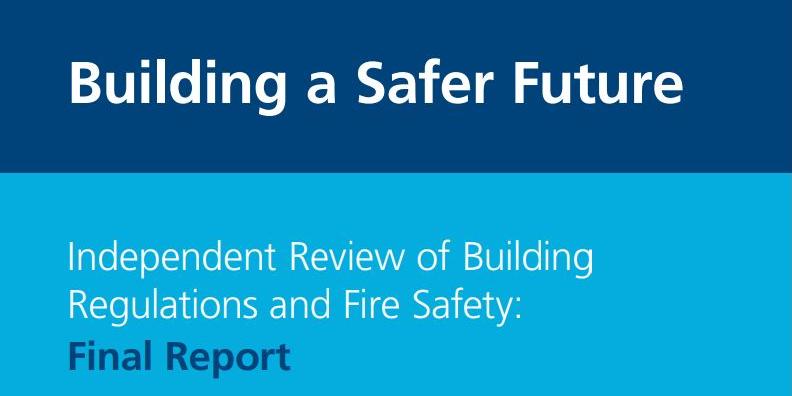Hackitt Report - Building a Safer Future front cover