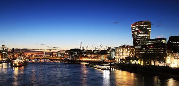 London night skyline