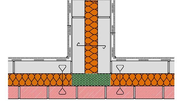 Diagram of a party wall - 