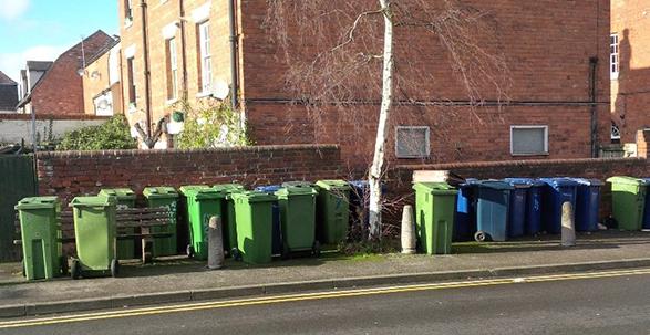 Wheelie bins and Building Regulations Part H