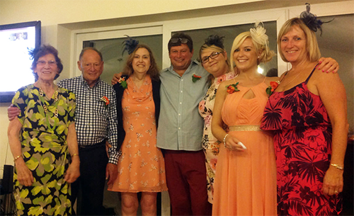Chris Griffith-Jones and family - LABC charity of the the year Oracle