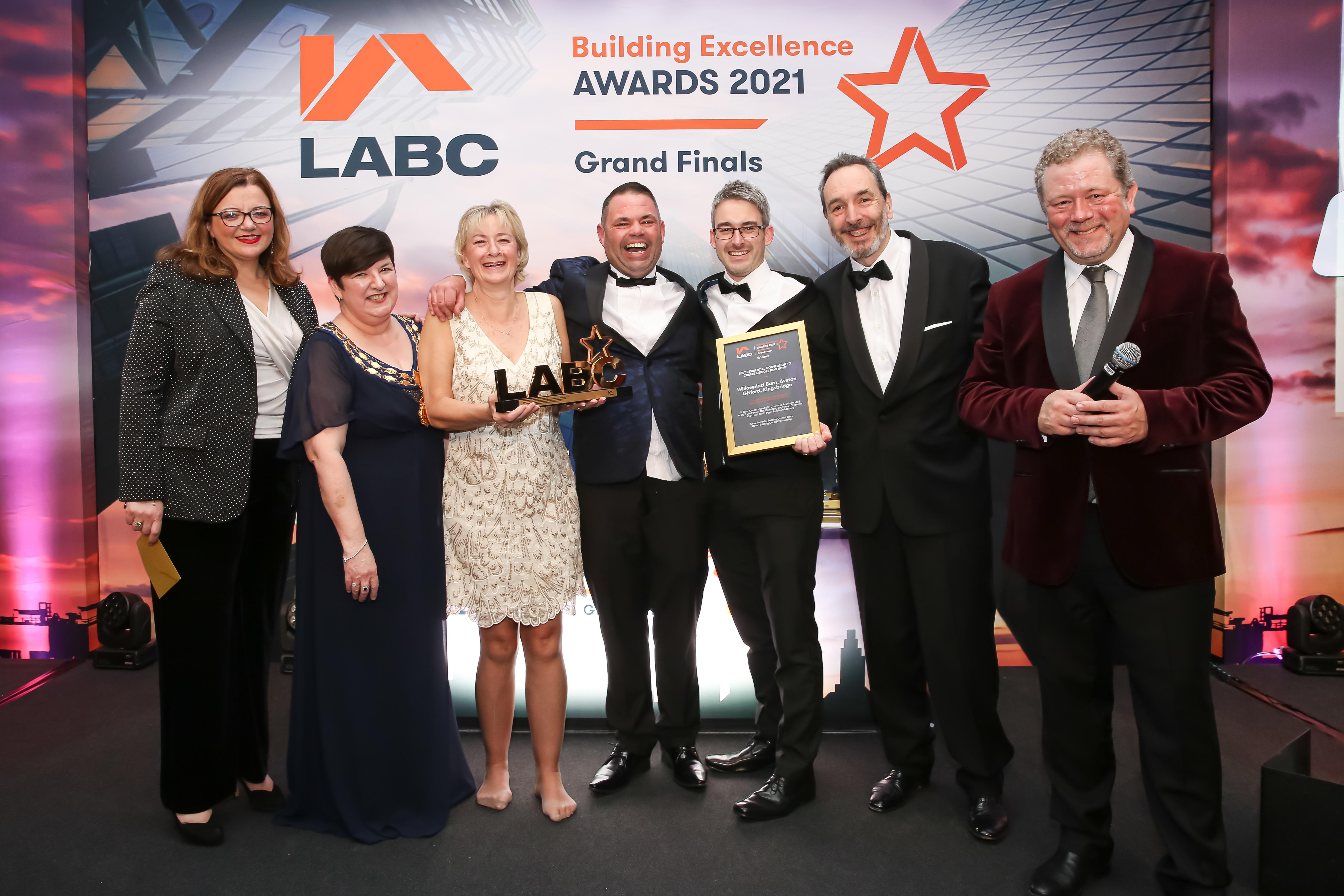 Andy & Sue Perrin – Winners of Best Residential Conversion to Create a Single New Home – LABC Grand Finals 2021