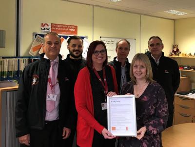 West Lancashire Borough Council building control team picture