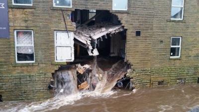 Image of flood-damaged property