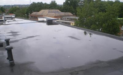 Picture of a flat roof