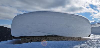 Picture of house covered in snow