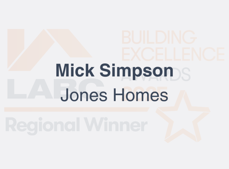 Mick Simpson, Jones Homes